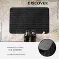 thumbnail image 6 of Evideco Anthracite Gray Chloe Polypropylene Door Mat 24x16 Inches - Weather Resistant - Outdoor - Front Door Mat for Entryway, Porch, Patio, 6 of 6