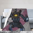 thumbnail image 2 of Apex Legends Pathfinder Bed Blanket Air Conditioner Quilt Ultra Soft Flannel Blanket All Season Fuzzy Blanket Reversible Fluffy Plush Blanket 50"X40", 2 of 8