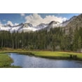 thumbnail image 2 of Flaherty, Dennis 32x23 Gold Ornate Wood Framed with Double Matting Museum Art Print Titled - California, Sierra Nevada Weir Pond landscape, 2 of 4