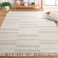 thumbnail image 2 of SAFAVIEH Natura Qendro Striped Area Rug, Ivory/Silver, 3' x 5', 2 of 9