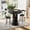 Black, variant on 31.5" 3 Pieces Round Bar Table Set, Pub Table and Chairs for 2, Kitchen Bar Table with 2 Stools & Built-in Storage, Small Dining Table Set for Dining Room, Bistro & Small Space, Walnut