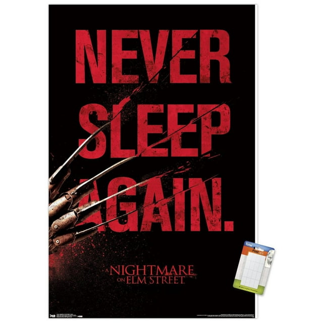 A Nightmare on Elm Street - Sleep Wall Poster, 22.375" x 34" Framed