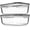 Black, variant on 8 Cups 63 Oz 4-Piece Large Glass Food Storage Containers with Locking Lids, BPA Free, Leak Proof, Microwave and Oven Safe, Durable Kitchen Containers for Meal Prep, Vegetables, Fruits Storage