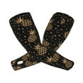 thumbnail image 2 of Haiem Gold Glitter Pineapples UV Protection Cooling Arm Sleeves for Men and Women UPF 50 Sun Sleeve, 2 of 8