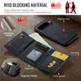 thumbnail image 3 of DG.MING Wallet Case for Google Pixel 10 / 10 Pro 6.3inch,Detachable Magnetic Wallet Phone Case with RFID Blocking, Card Slot,Holder, Leather Phone Case for Men Women,Black, 3 of 9