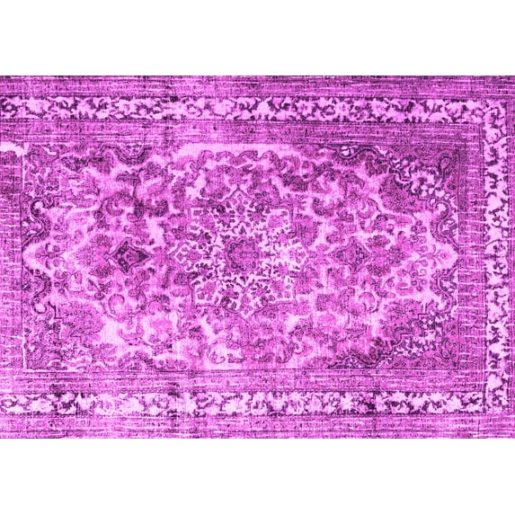 Ahgly Company Indoor Rectangle Persian Pink Traditional Area Rugs, 6' x 9'