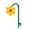 Yellow, variant on Crazy Daisy Sprinkler Crazy Dancing Flower Water Sprinklers Funny 360° Rotating Sun Flower Dancing Daisy Lawn Sprinkler for Yard Watering Dogs Kids Playing (Red)