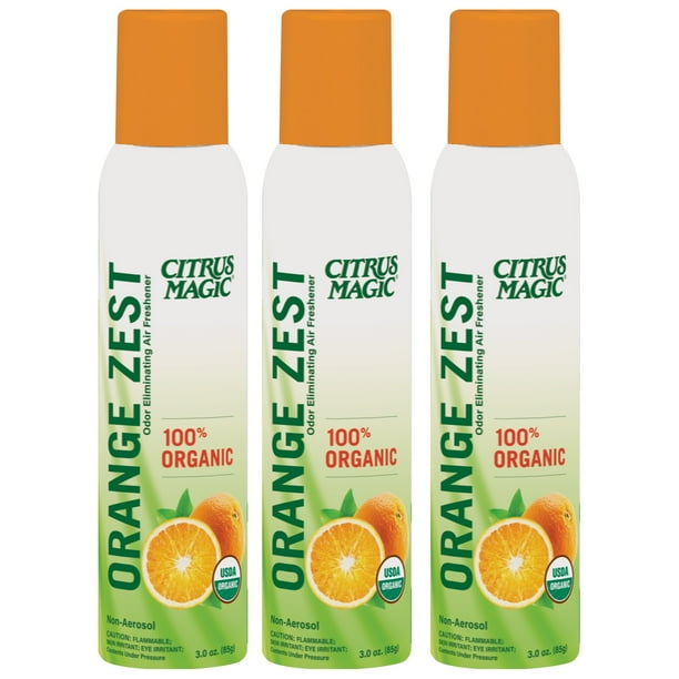 Citrus Magic Organic Natural Odor Eliminating Air Freshener Spray