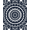 Black, Pattern 4, variant on ODIKA 8'x10' Machine Washable Non-Slip Area Rug, Abstract Interlocking Waves with Gradient Flow and Fluid Curves High Traffic Rug, Blue, 556460