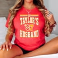 thumbnail image 6 of Go Taylor's Husband Shirt for Women & Girls Funny Football Game Day Tee with Wedding Rings Vintage Red Shirt Large, 6 of 7