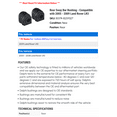 thumbnail image 2 of Rear Sway Bar Bushing Kit - Compatible with 2005 - 2009 Land Rover LR3 2006 2007 2008, 2 of 2