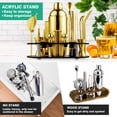 thumbnail image 4 of Biemlerfn 25-Piece Cocktail Shaker Set, Mixology Bartender Kit with Acrylic Stand Stainless Steel Bar Tools, Full Bartender Accessories and Recipe Book, 4 of 9
