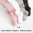 thumbnail image 5 of Kid Baby Toddler Cotton Warm Pantyhose Stockings Baby Tights Candy Color Tight BLACK M(4-6 YEARS OLD), 5 of 8