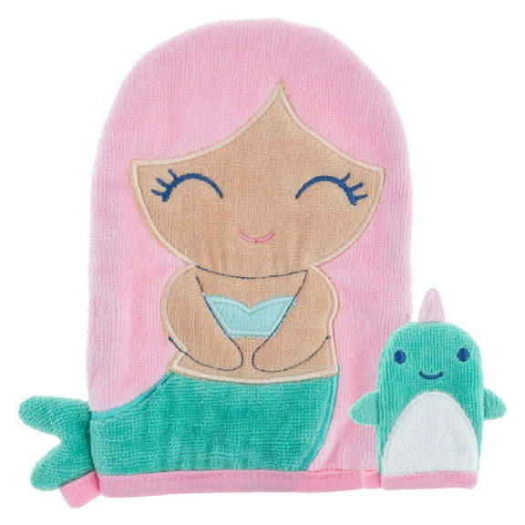 Stephen Joseph, Bath Mitts With Finger Puppet