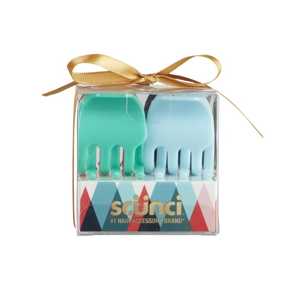 SCUNCI 4-PK LRG CLW CLP/PRESNT