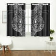 thumbnail image 2 of MKHERT Cats Window Curtain Kitchen Curtains Window Treatments 26x39 inch,Set of 2, 2 of 3