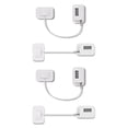 thumbnail image 1 of 4 Piezas de Cerradura de Refrigerador, Cerradura de Congelador, Cerradura de Puerta de Nevera, Combinación de Cerraduras de Seguridad para Niños para Cajones de Gabinetes (Blanco), 1 of 6