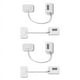 thumbnail image 1 of 4 Piezas de Cerradura de Refrigerador, Cerradura de Congelador, Cerradura de Puerta de Nevera, Combinación de Cerraduras de Seguridad para Niños para Cajones de Gabinetes (Blanco), 1 of 6