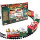 thumbnail image 1 of Tren eléctrico de Navidad, juego de tren de riel eléctrico, modelo de juguete, tren eléctrico, tren, juguete, regalo, regalo de cumpleaños, adorno de Navidad, decoración Muyoka Hogar, 1 of 3
