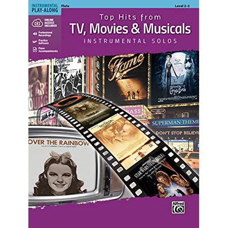 Pre-Owned Top Hits from TV, Movies & Musicals Instrumental Solos: Flute (Book & Online Media): Flute, Book & Online Audio/Software/PDF (Top Hits Instrumental Solos) Paperback