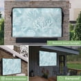 thumbnail image 2 of Ocean Shell Waterproof Outdoor TV Cover, Green Sea Shells Coral Stars Green Outside Weatherproof TV Enclosures for 60 to 65 Inch LCD Television Shield Flat Screen Protectors, 2 of 9