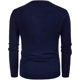 thumbnail image 4 of Cárdigan Suéteres para Hombres Odeerbi otoño invierno suéter a rayas Prendas de punto Colorblock Manga larga con capucha Botón con cuello en V, 4 of 5