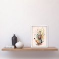 thumbnail image 2 of Wildflower Floral Spring Bouquet in a Teapot Vase Artwork Framed Wall Art Print A4, 2 of 4
