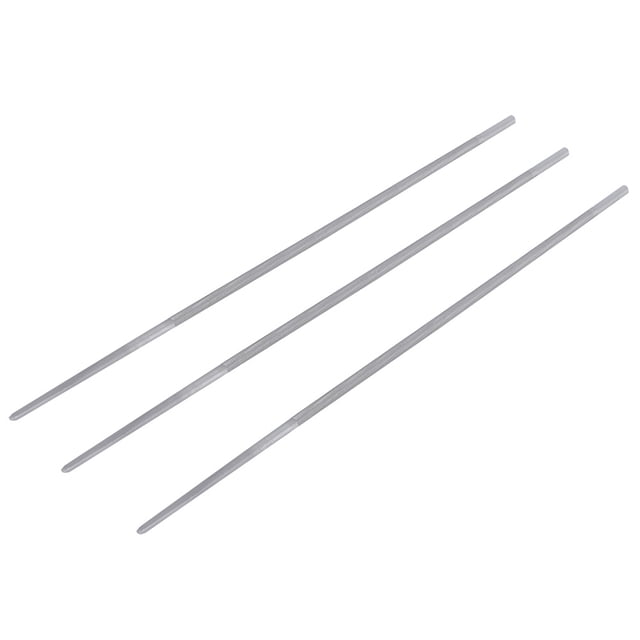 Afilador de limas de cadena, 3 piezas, limas redondas para afilar cadenas de motosierra, limas para afilar motosierras diseñadas para precisión