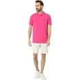 thumbnail image 4 of U.S. Polo Assn. Mens Solid Pique Polo With Small Pony, Big Top Pink, Small, 4 of 4