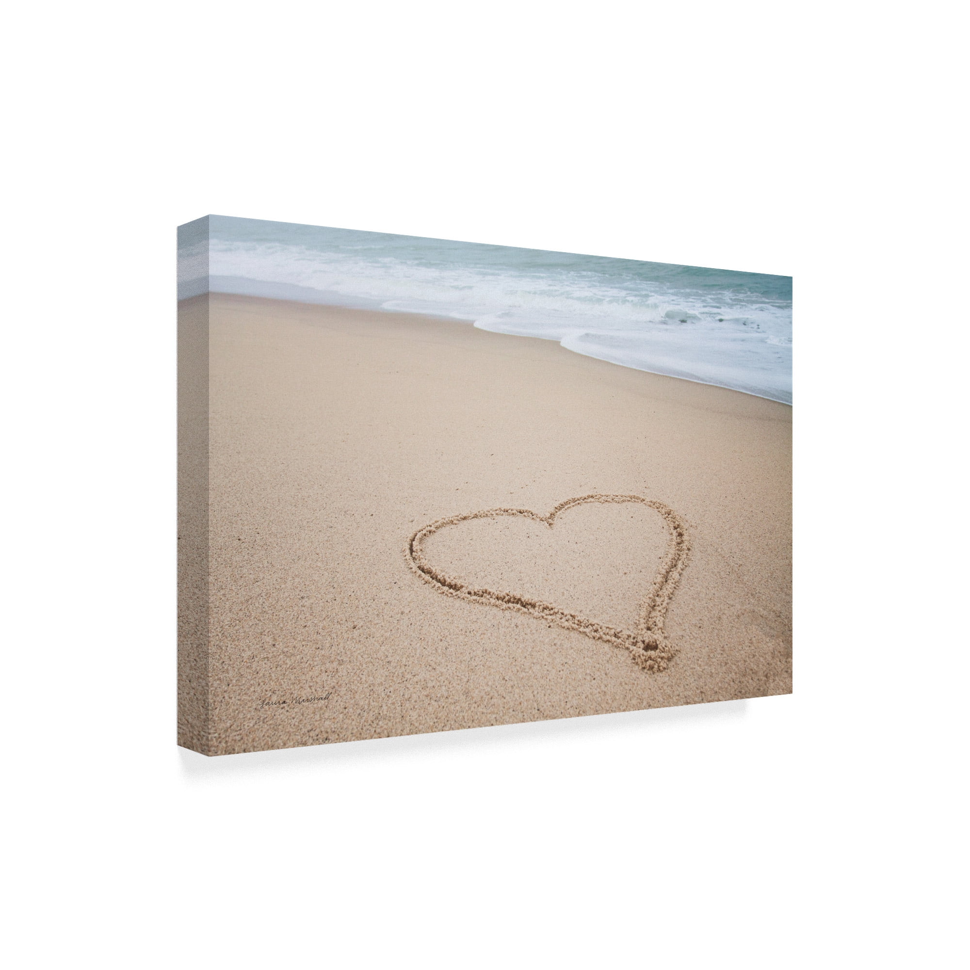 Trademark Fine Art 'Beach Love I' Canvas Art by Laura Marshall