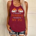 thumbnail image 2 of Camiseta sin mangas de Halloween para mujer, camiseta sin mangas con estampado gráfico divertido de playa de verano para adultos, blusa Fridja  gh629, 2 of 9