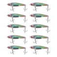 thumbnail image 2 of 10PCS Poisson Forme Appât Artificiel Haute Simulation Alliage d'Aluminium Pêche Leurre Appât avec Barbe, 2 of 8