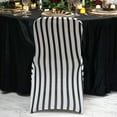 thumbnail image 2 of Efavormart 40 PCS Striped Stretchy Spandex Fitted Banquet Chair Cover Dinning Event Slipcover For Wedding Party Banquet Catering, 2 of 10