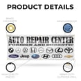 thumbnail image 3 of Auto Repair Center Foreign and Domestic Banner Sign 24 Inch x 72 Inch | 13 oz Vinyl with Metal Grommets | Heavy-Duty Single-Sided Outdoor Durable Printed High-Quality Weatherproof |, 3 of 6
