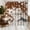 Brown Floral, variant on Small Stall Narrow Shower Curtain Brown Floral Stand Up Spring Flower Chocolate Bronze Shower Curtains for Rv Camper Bathroom Decor Sets, Waterproof Cloth Fabric with Hooks, 36 x 72 Inch