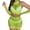 Yellow, variant on Mashaouyo 2025 Intimates Women Fishnet Dress Camisole Underwear Nightgowns Chemise Nightwear Sleepwear
