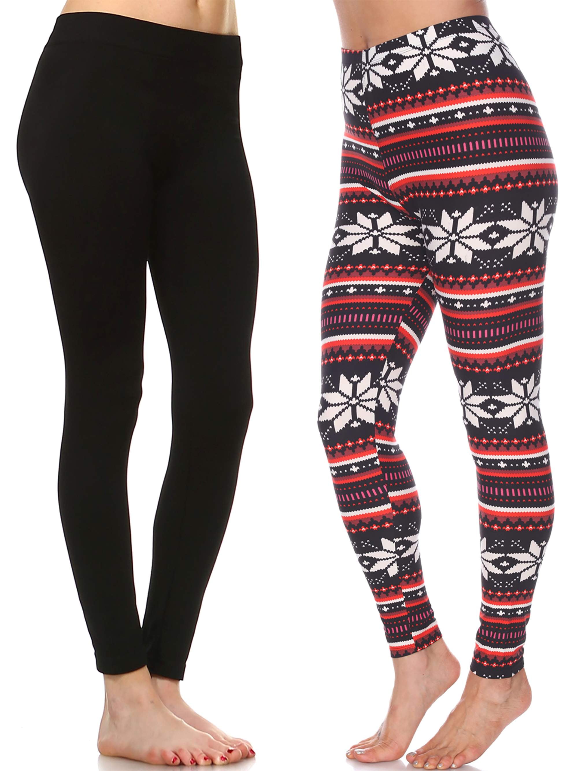 White Mark White Mark Women's Pack of 2 Leggings