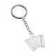thumbnail image 2 of Llavero de metal de acero inoxidable bolso adornos lindo acordeón niñas colgante accesorios, 2 of 4