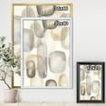 thumbnail image 3 of Designart Neutral Oval Grey Stones I Framed Wall Art, 3 of 3
