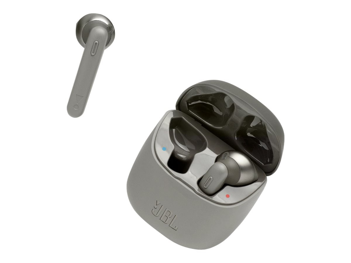 Kvarter Skole lærer ammunition JBL TUNE 220TWS - True wireless earphones with mic - in-ear - Bluetooth -  gray - Walmart.com