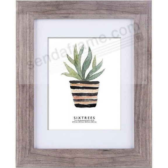 Sixtrees WD20114-80 11 x 14 in. Cole Frame, Grey