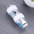 thumbnail image 2 of Férula para dedo, soporte para dedo, protector de fijación para pulgar en gatillo, inmovilizador de dedo, protección articular para lesiones en los dedos, talla M (azul), 2 of 7