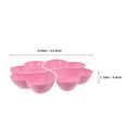 thumbnail image 2 of BRIGHTFUFU 3PCS Plastic Compartments Food Plate Snack Nuts Tray for Holding Fruits and Snacks, 2 of 8