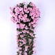thumbnail image 3 of Manojos de pétalos de Flores colgantes artificiales MACHAO Flores colgantes de glicina Decoración del hogar bodas rosa claro, 3 of 5