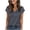 Black, variant on XYAIXT Short Sleeve T-shirt for Women Fashionable Print V Neck Ladies Blouse Summer Tops Casual Loose
