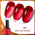 thumbnail image 1 of Set de esmaltes de uñas en gel color ámbar translúcido (6 colores). Kit de esmaltes en gel LED para manicura y decoración de uñas, uso en salón y en casa. 8 ml de crema facial., 1 of 2