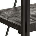 thumbnail image 3 of vidaXL 5-Tier Bookcase Black 40x30x180 cm Solid Mango Wood, 3 of 5