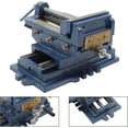 thumbnail image 5 of waltyotur 5-Inch Drill Press X-Y Compound Vise Blue Heavy Duty Benchtop Compound Cross Slide Vise Fit for Clamping Workpiece Processing, 5 of 7
