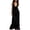Black, variant on AJGRHE Bohemian Neck Short Sleeve Ruffle Summer Dress Flowy Casual Midi Floral Dress - Elegant Flowy Sundress | Formal-Inspired Outfit for Wedding Guest Summer Party Dress Black XXL
