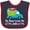 Navy and Red, variant on Inktastic Nana Loves Me Grandson Boys Boys Baby Bib